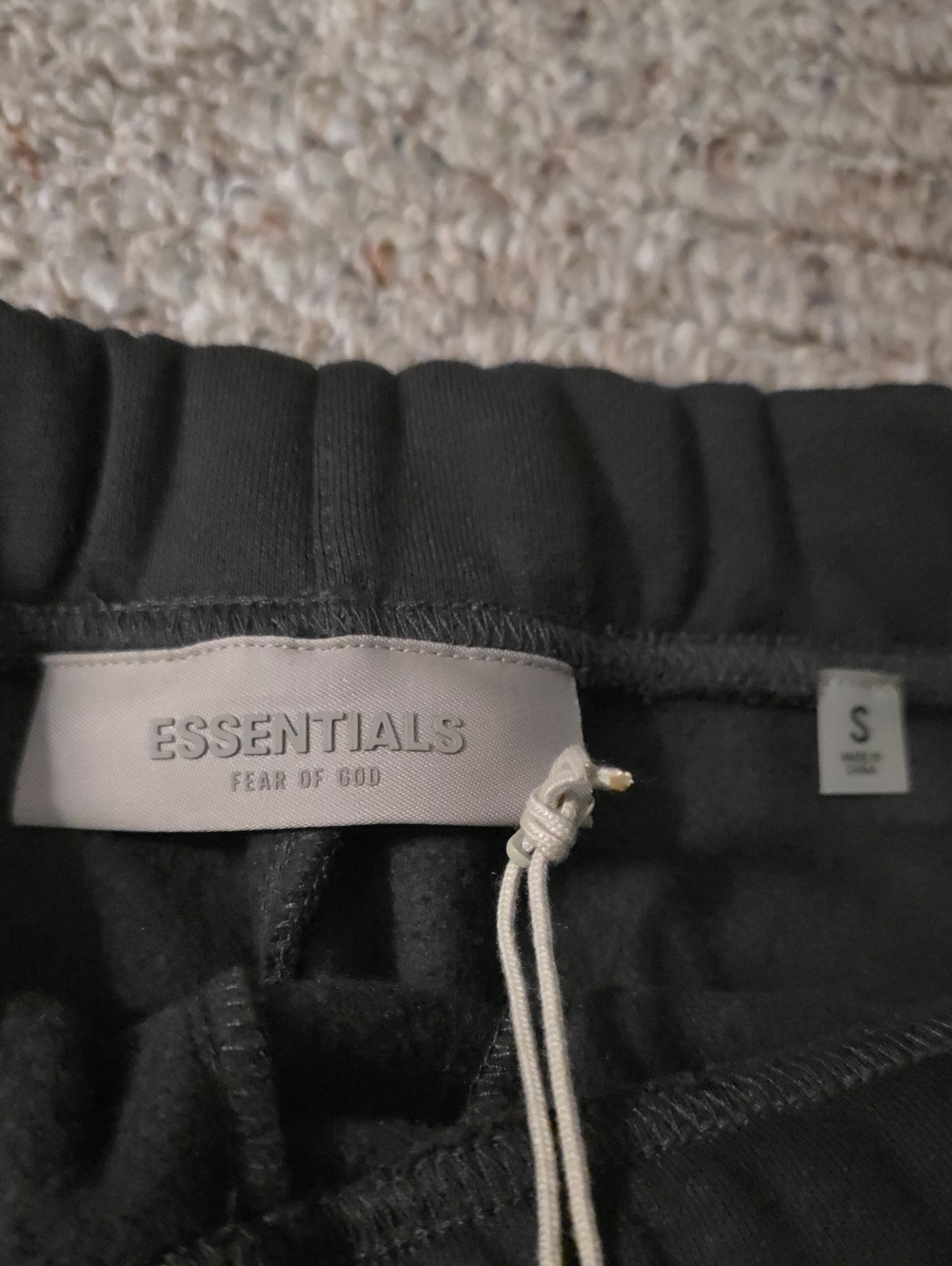 NIB Fear of God Black '1977' Men's Jogger Sweatpants - Picture 3 of 9